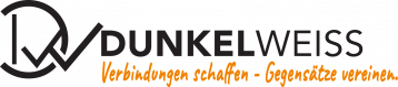 Dunkelweiss Logo – Verbindungen schaffen und Gegensätze vereinen, Coaching und Training mit professioneller Expertise.